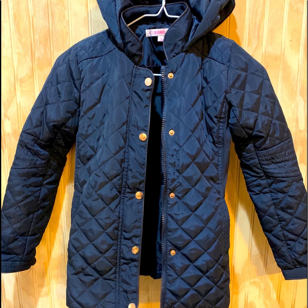 Fashionable girls blue jacket size